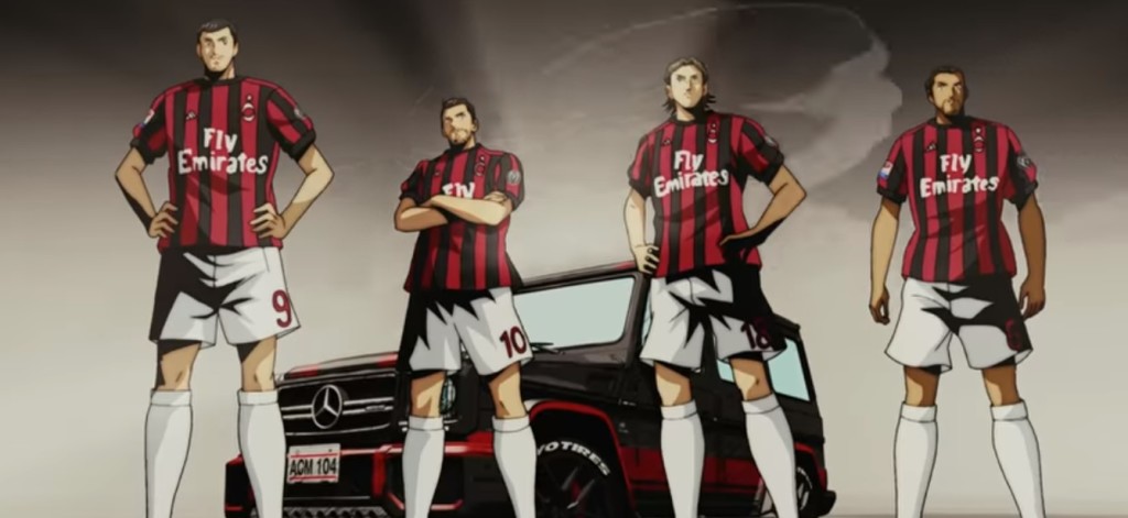 O espetacular vídeo do AC Milan que mistura realidade com ‘Super Campeões’