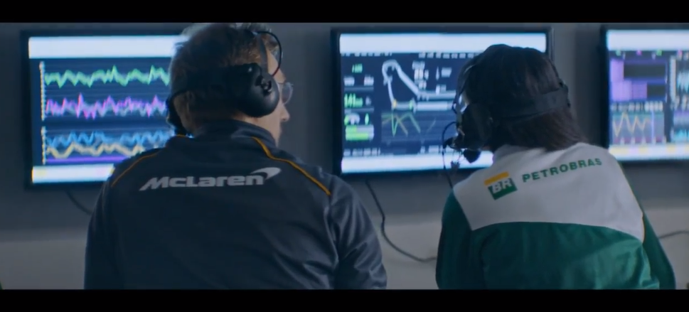 Petrobras e McLaren ativam parceria com histórias de profissionais da F1