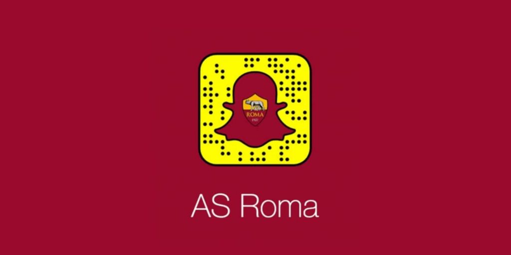 Após Twitter, AS Roma fecha parceria de conteúdo com Snapchat