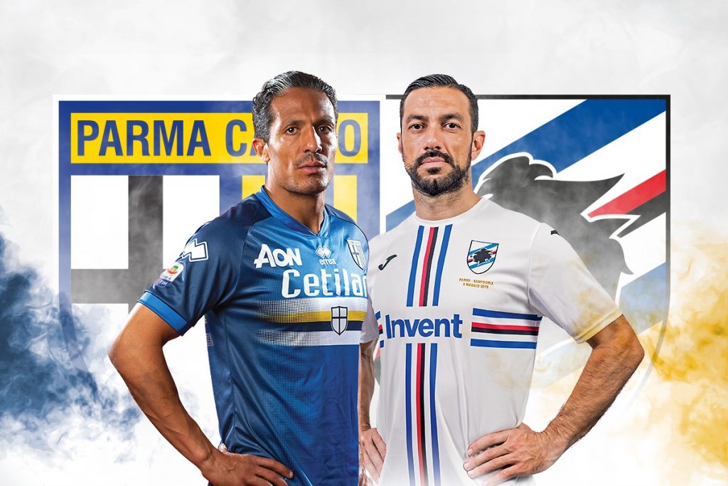 Parma e Sampdoria se enfrentarão usando camisas um do outro