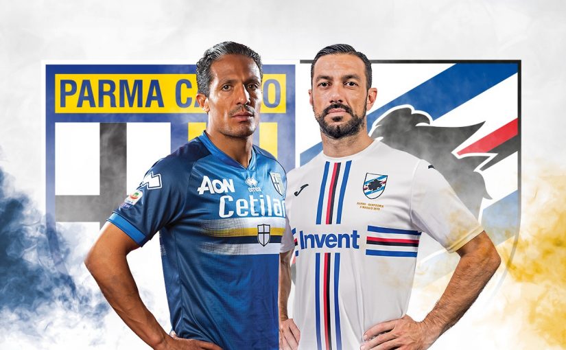 Parma e Sampdoria se enfrentarão usando camisas um do outro