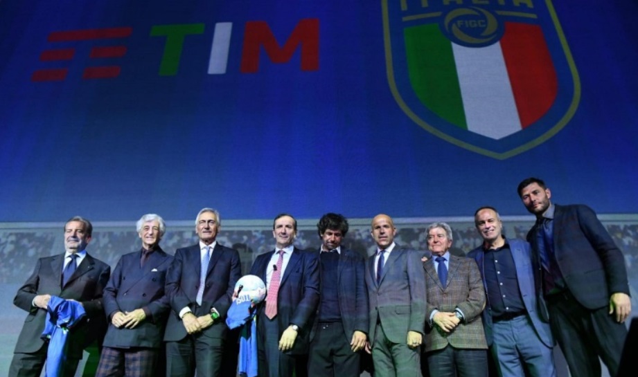 Seleção italiana renova parceria com TIM