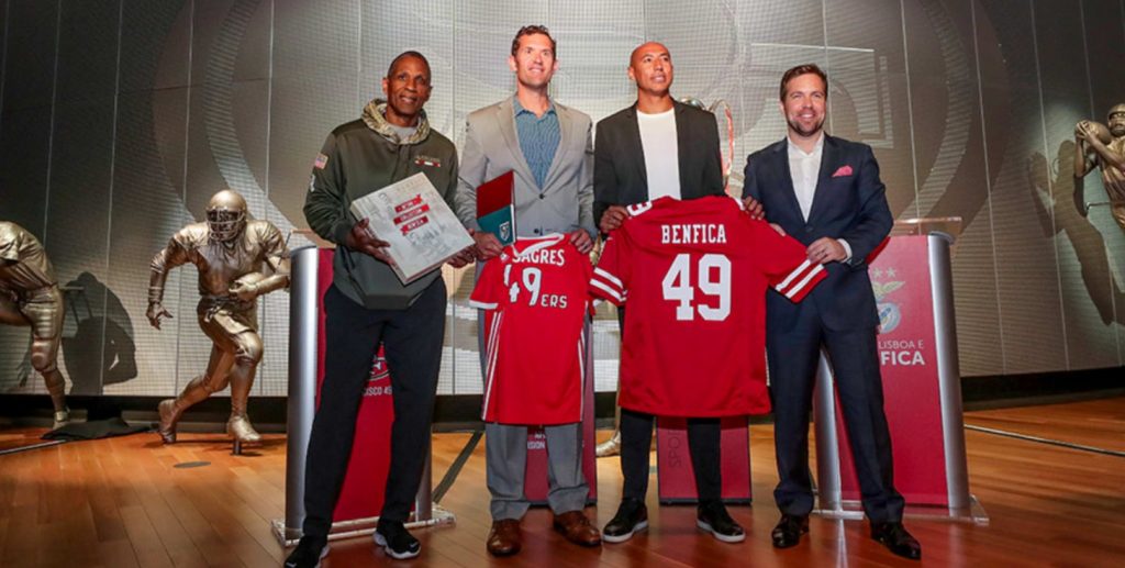 Benfica e San Francisco 49ers anunciam parceria estratégica