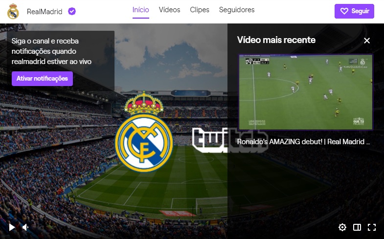 Site de games Twitch, da , agora aposta nas transmissões de futebol