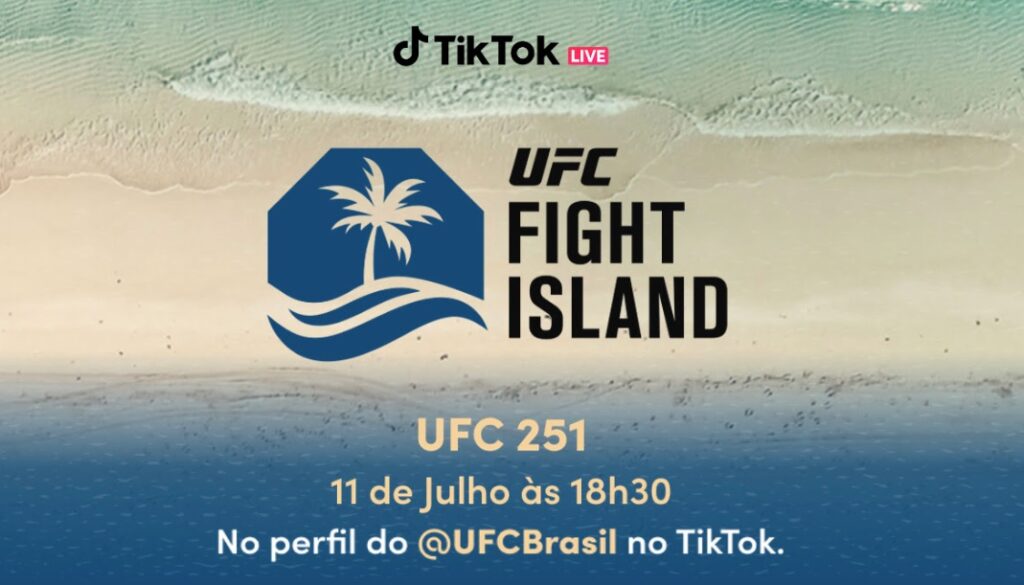 TikTok e UFC uniram forças para a inauguração da Ilha da Luta