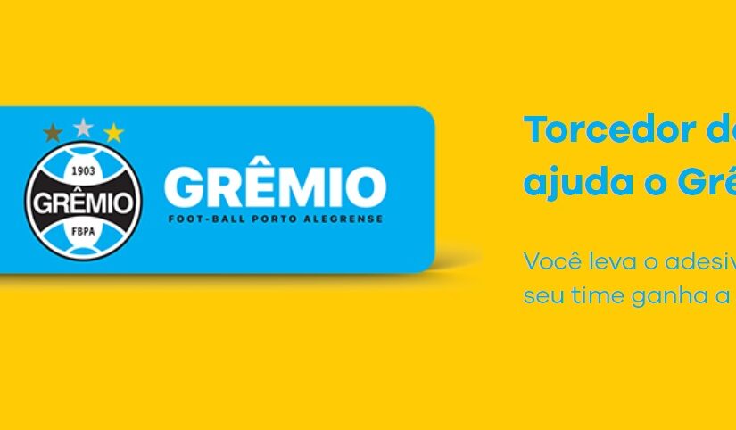 Veloe lança adesivo exclusivo de pagamento automático para o Grêmio