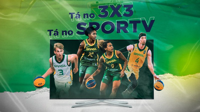 Sportv transmitirá Circuito Brasileiro de Basquete 3×3