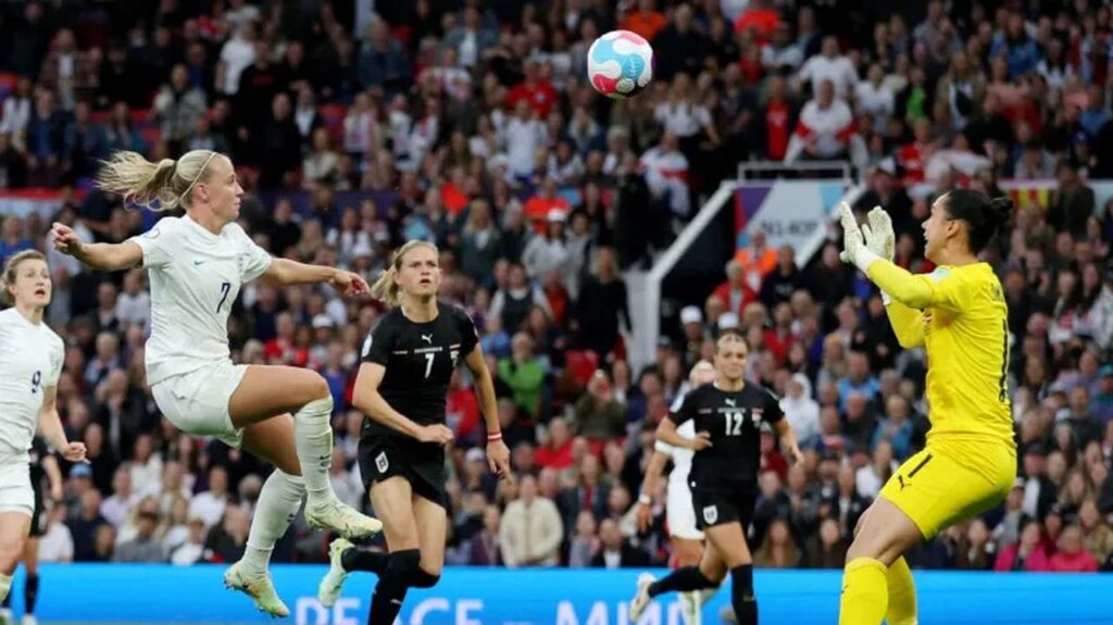 Abertura da Euro Feminina 2022 bate recorde de público da história do torneio