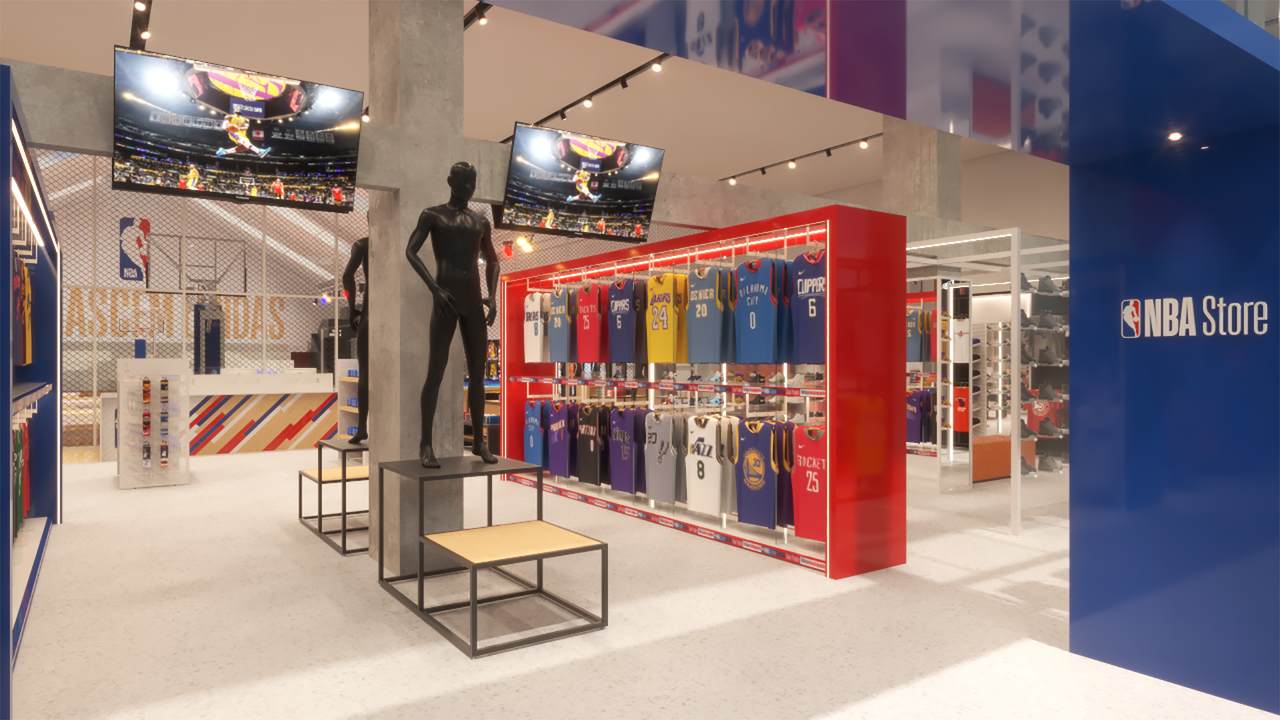 Maior loja da NBA na América Latina abre nesta sexta em shopping
