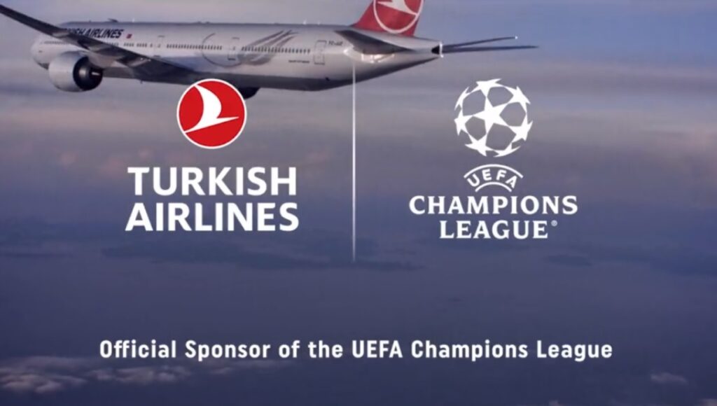 Turkish Airlines é a nova patrocinadora da UEFA para a Champions League