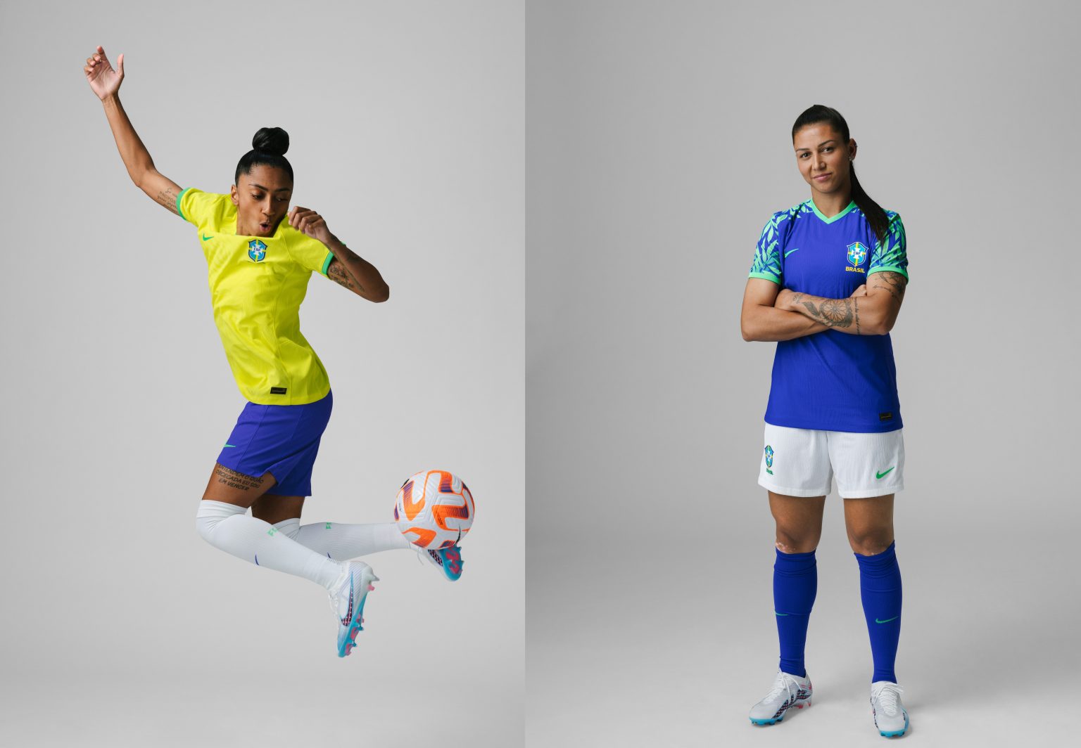 Nike e CBF apresentam novo uniforme da seleção brasileira feminina