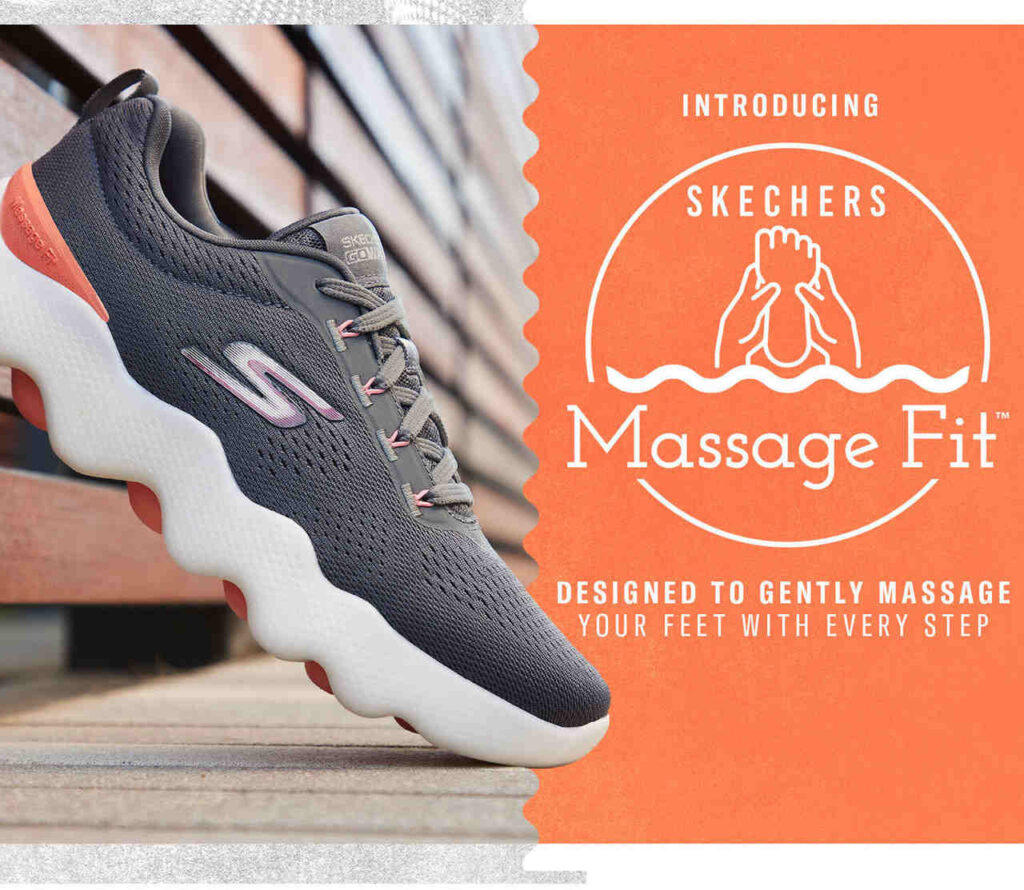 Skechers traz ao Brasil calçado projetado para massagear os pés durante o  caminhar - MKT Esportivo