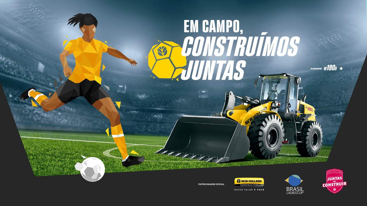 New Holland Construction promove ações durante a Copa do Brasil