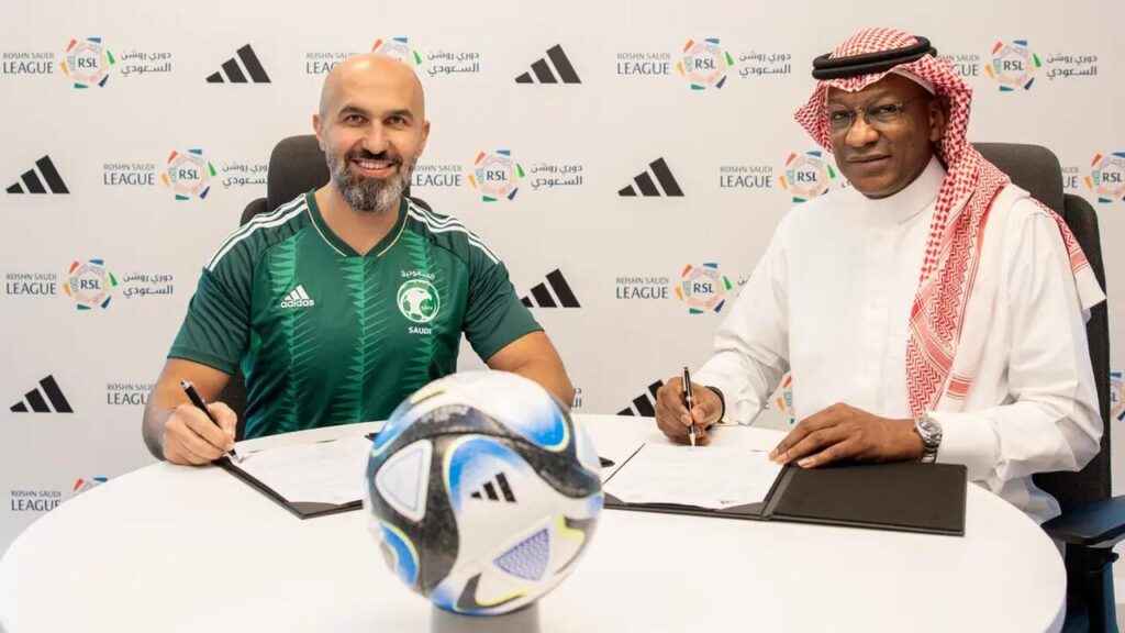 Adidas é a nova fornecedora de bolas oficial da Saudi Pro League