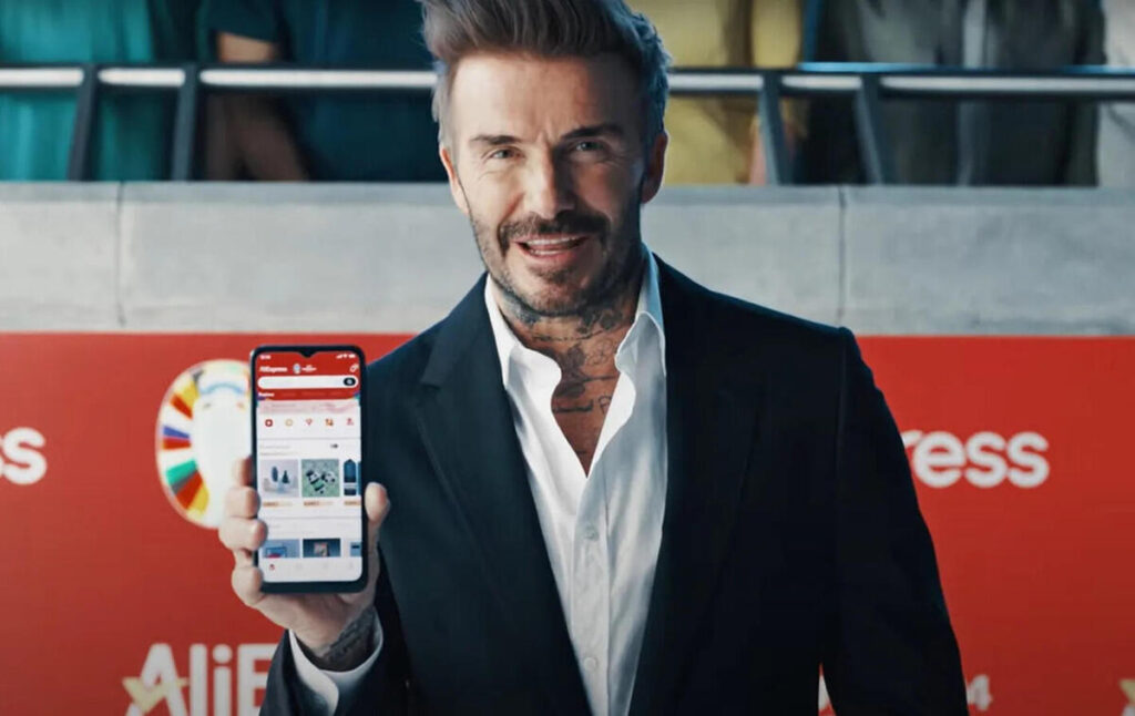 David Beckham é o novo embaixador do AliExpress