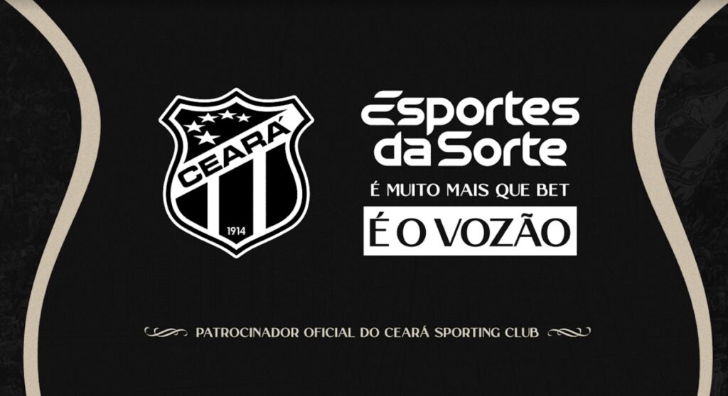Ceará anuncia Esportes da Sorte como novo patrocinador máster