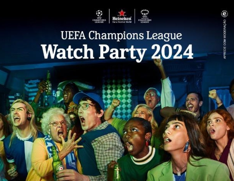 Heineken ativa finais da Champions League com watch parties exclusivas