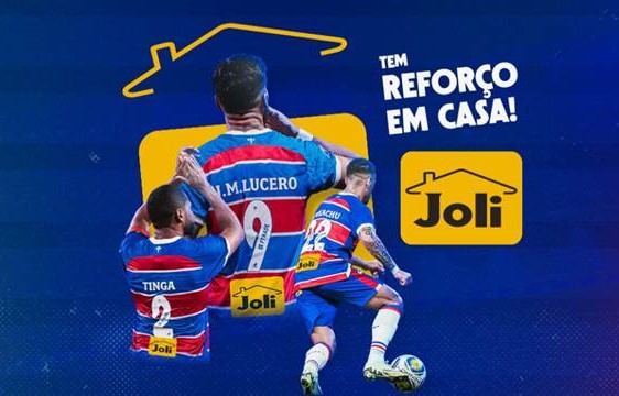 Fortaleza acerta patrocínio pontual com a Joli para jogo contra o Palmeiras