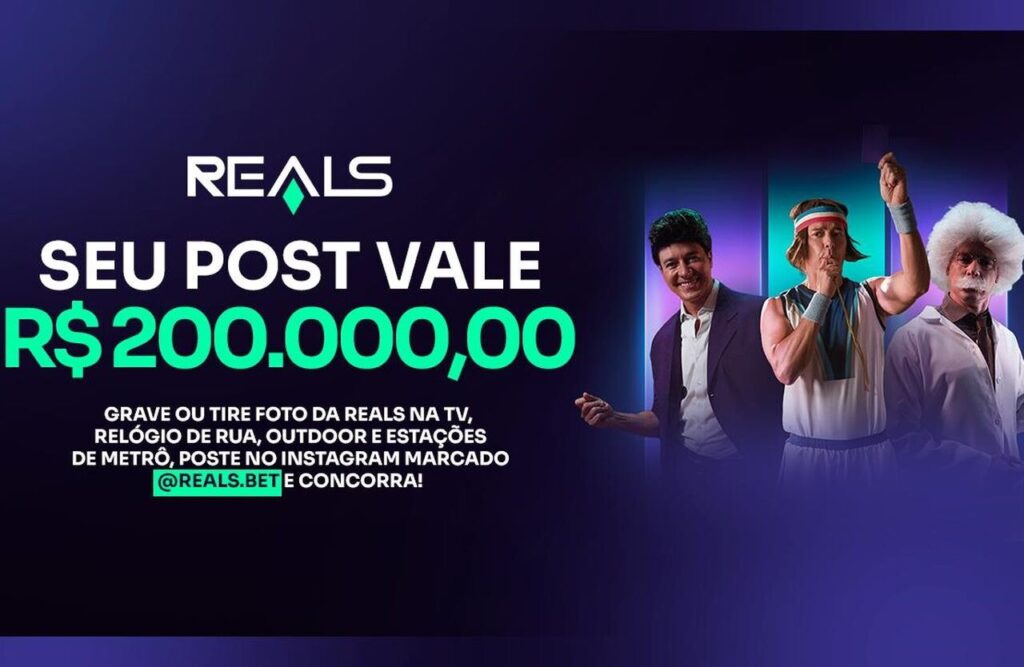 Em campanha com Rodrigo Faro, Reals anuncia ação com R$ 200 mil em prêmios