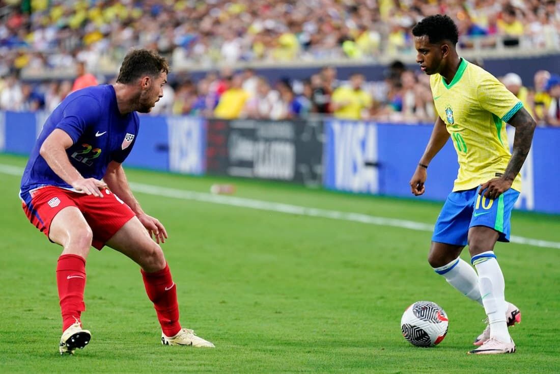 Empate do Brasil contra os EUA bate recorde de audiência no futebol da Globo em 2024
