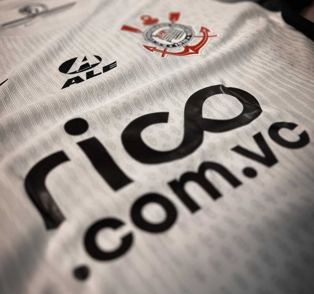 Corinthians terá patrocínio pontual da Rico no clássico contra o Palmeiras